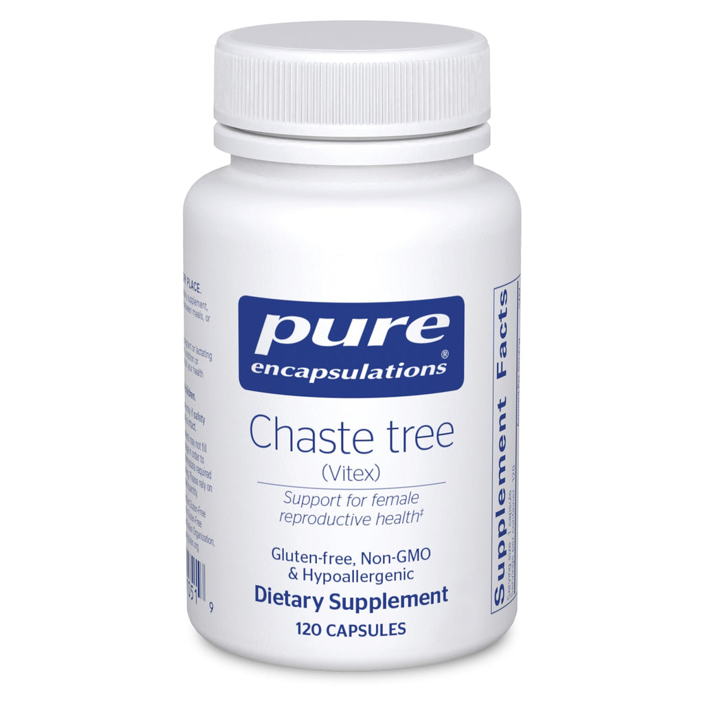 Pure Encapsulations Chaste Tree (Vitex) – Hormone Support & Menstrual Regularity, 120 Capsules