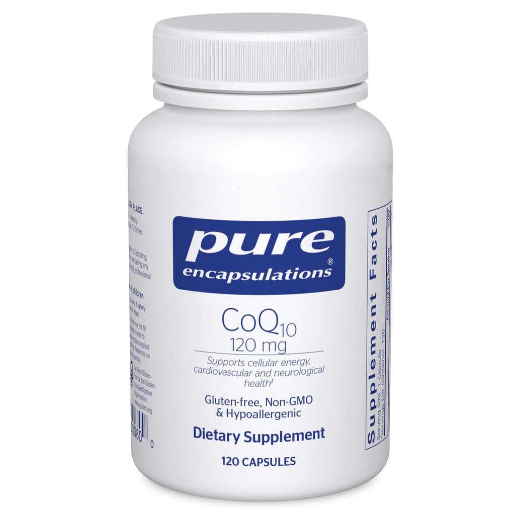 Pure Encapsulations CoQ10 120 mg | Coenzyme Q10 Supplement for Heart Health & Cellular Energy
