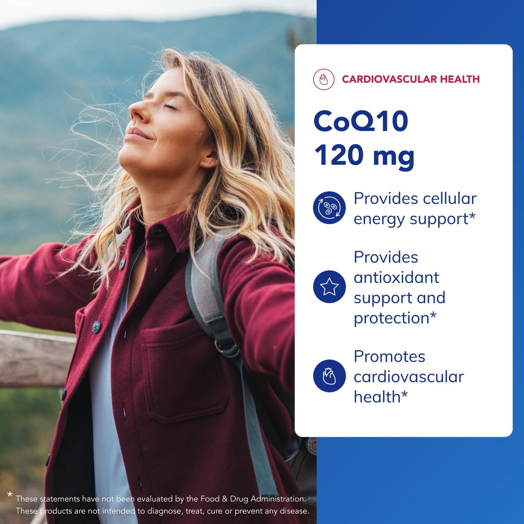 Pure Encapsulations CoQ10 120 mg | Coenzyme Q10 Supplement for Heart Health & Cellular Energy