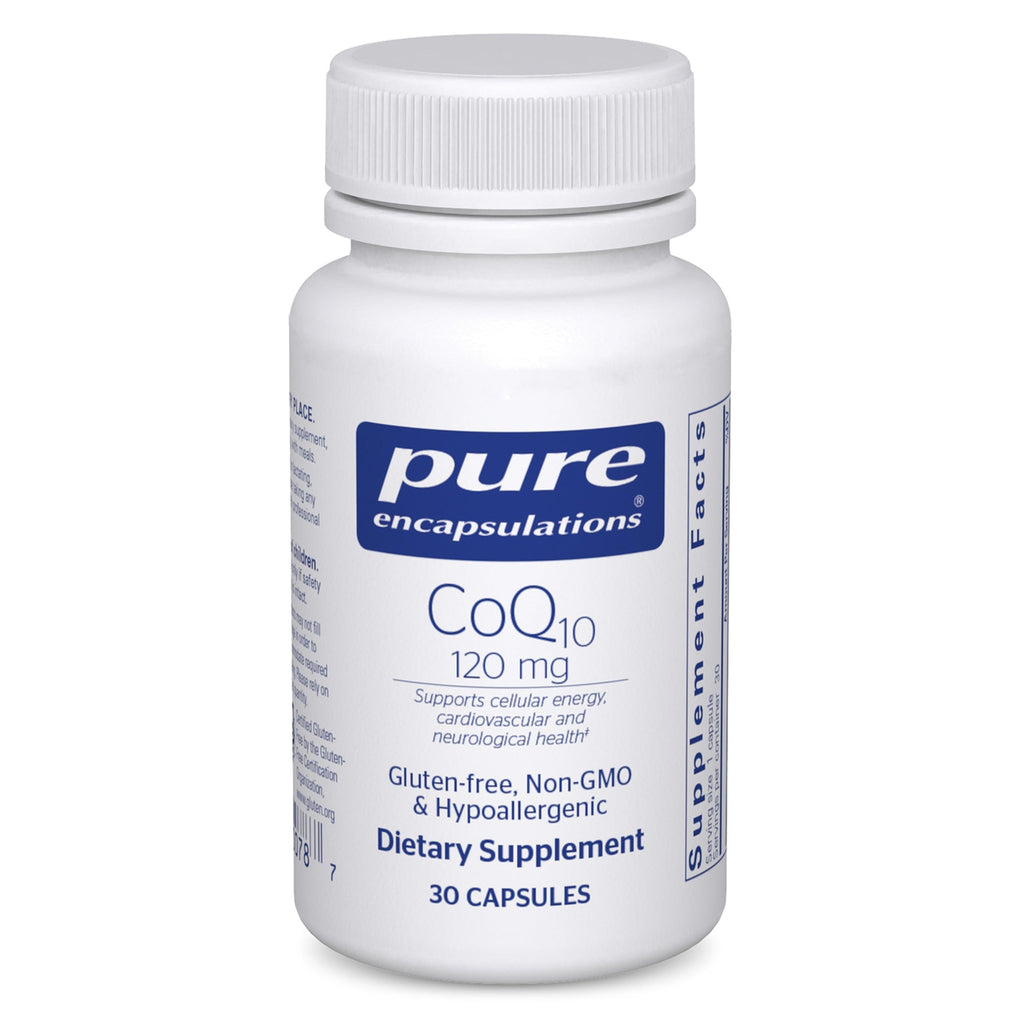 Pure Encapsulations CoQ10 120 mg – Coenzyme Q10 for Heart Health, Energy & Antioxidant Support, 30 Capsules
