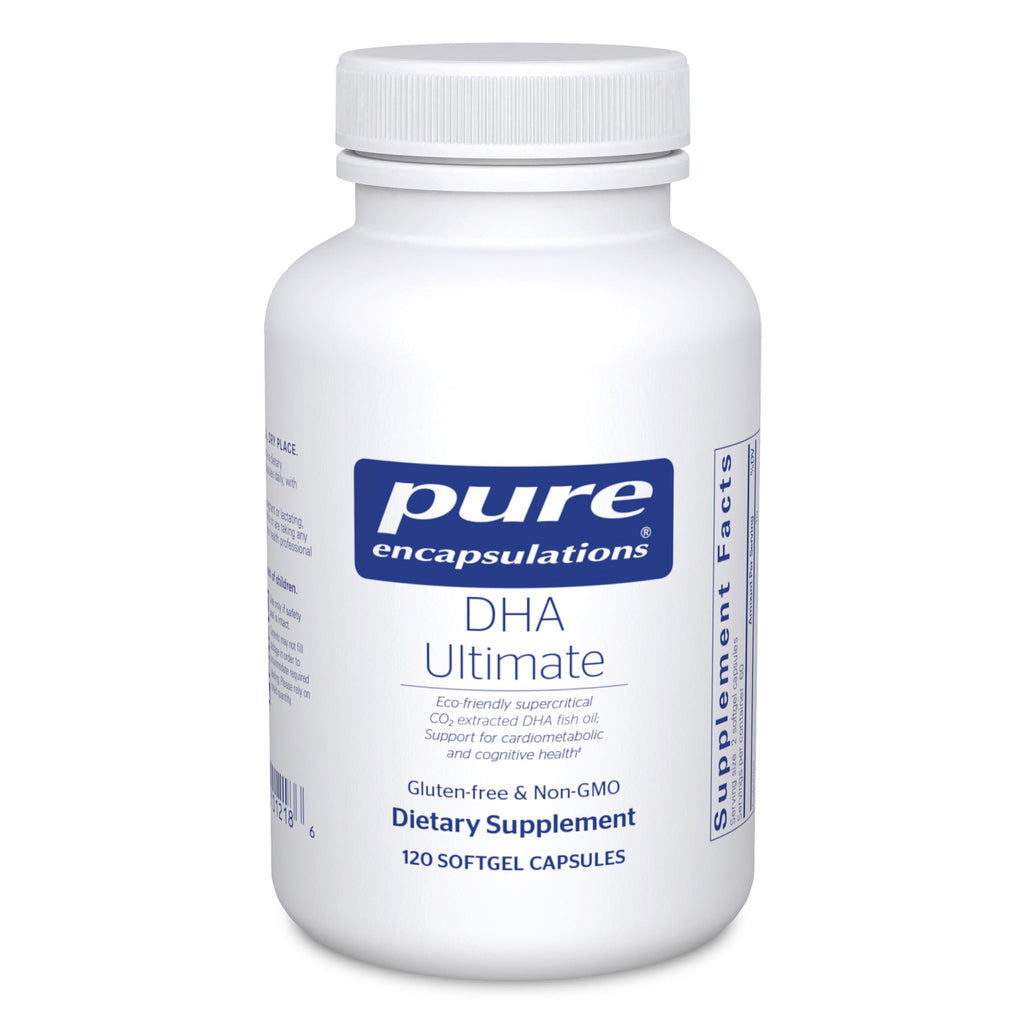 Pure Encapsulations DHA Ultimate | Eco-Friendly CO2 DHA Fish Oil Concentrate | 120 Softgel Capsules