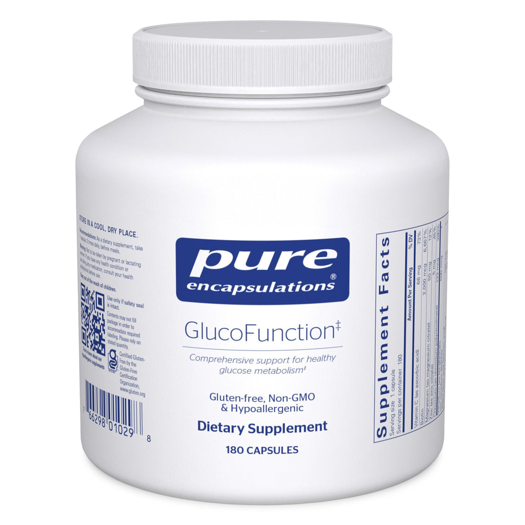 Pure Encapsulations GlucoFunction | Healthy Carbohydrate Metabolism Support | 180 Capsules