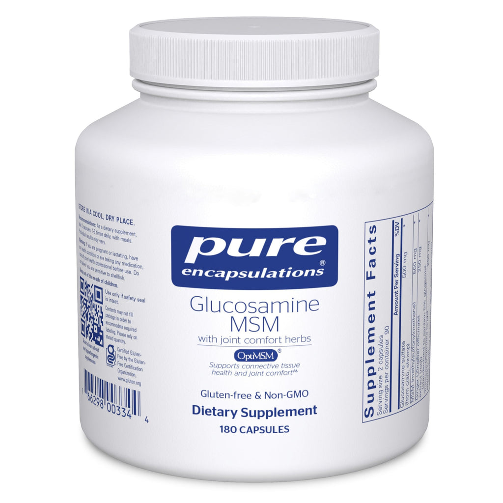 Pure Encapsulations Glucosamine MSM | Joint Support, Cartilage Health, 180 Capsules