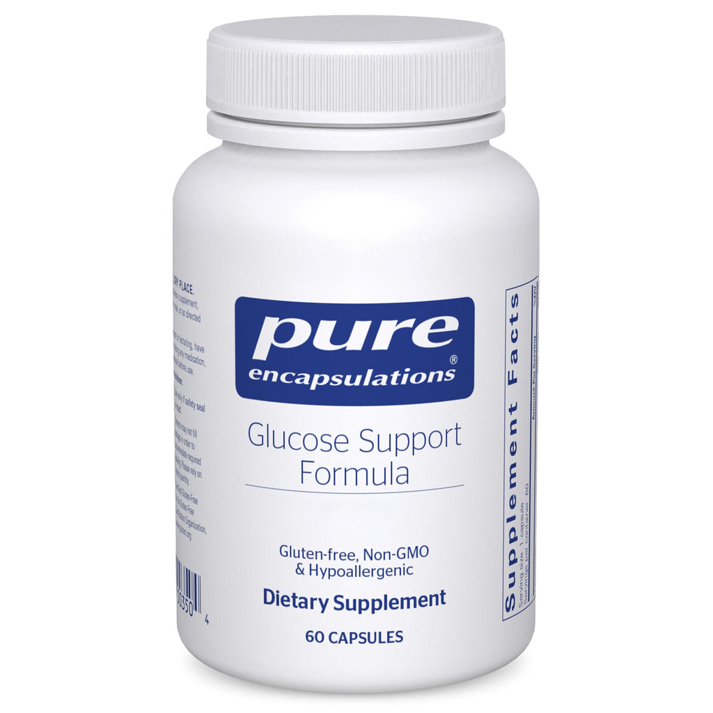 Pure Encapsulations Glucose Support Formula | Hypoallergenic Supplement Supports Healthy Pancreas Function and Carbohydrate Metabolism | 60 Capsules