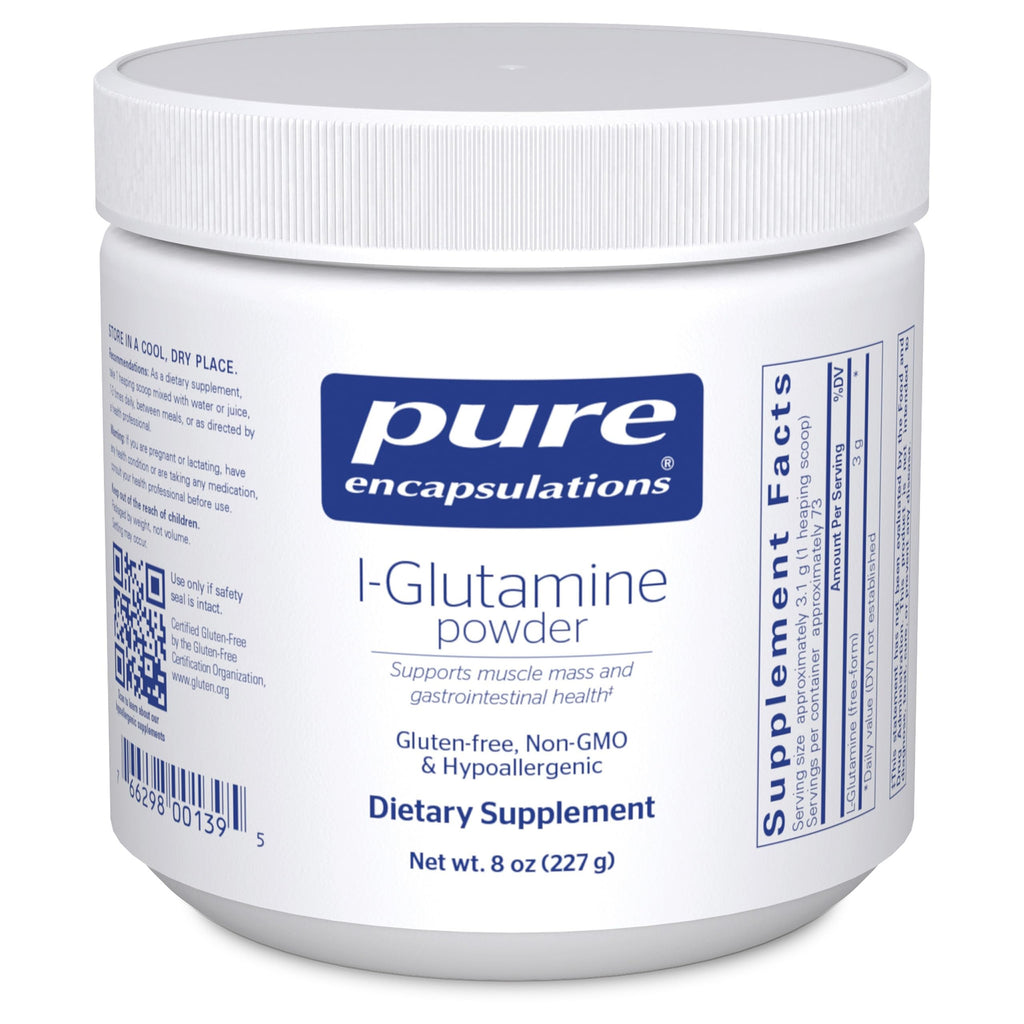Pure Encapsulations L-Glutamine Powder – Digestive & Muscle Support (8 oz)