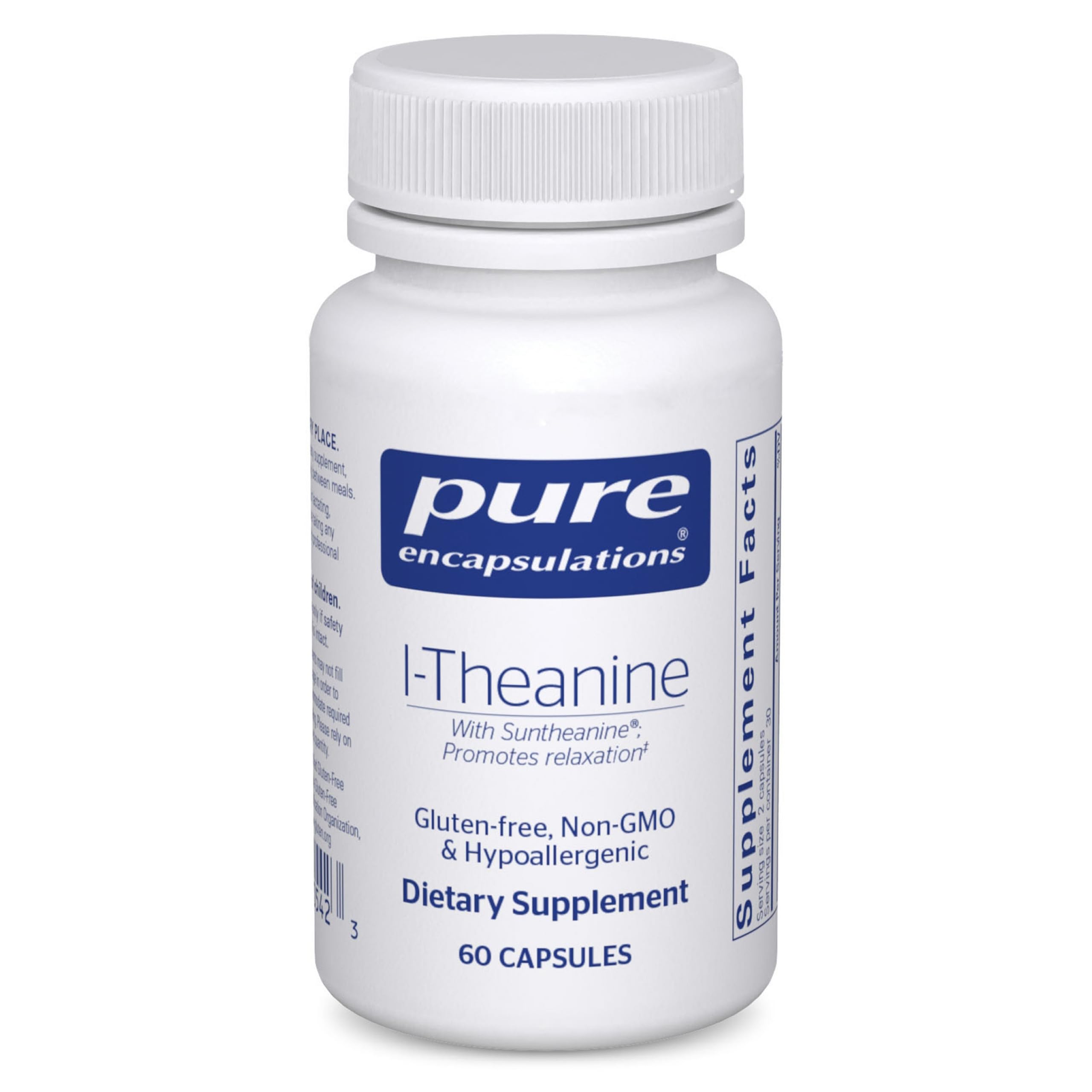 Pure Encapsulations L-Theanine — Relaxation Support Supplement | 60 Capsules