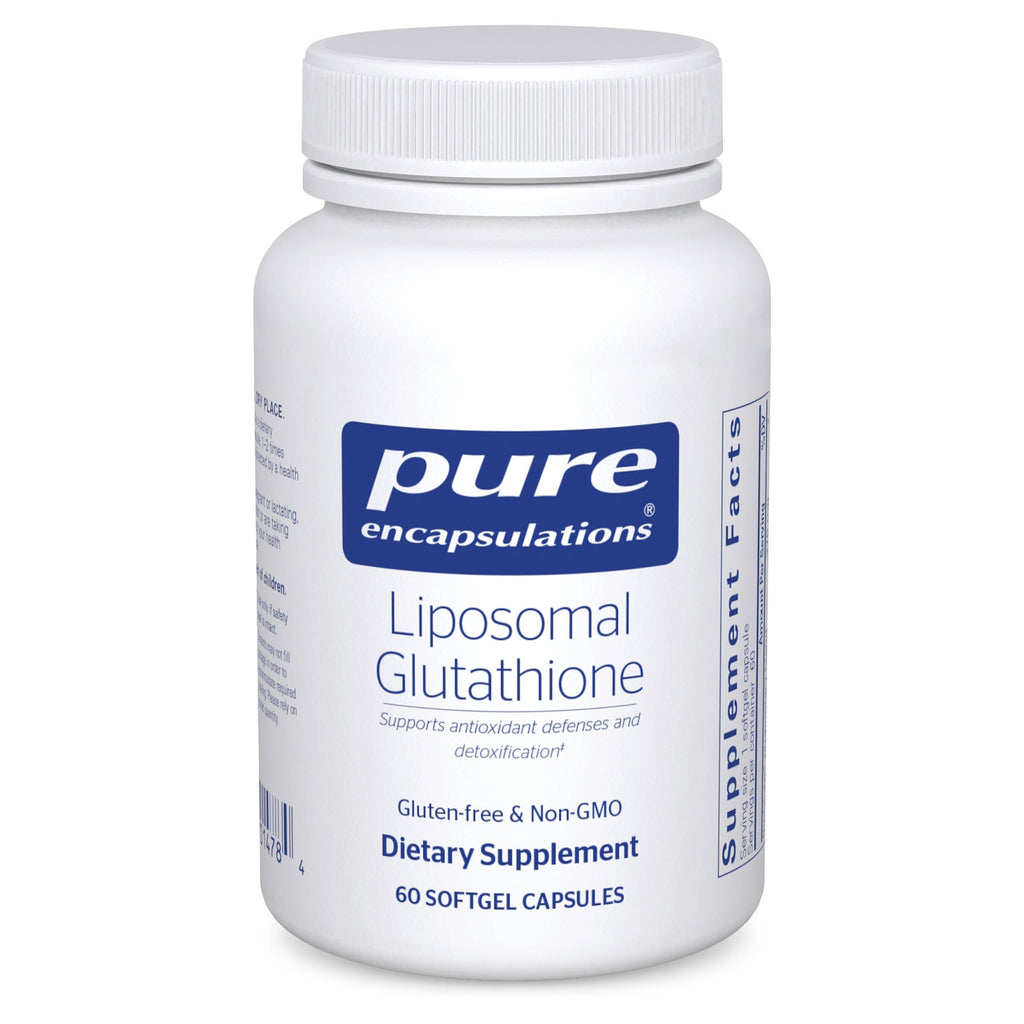 Pure Encapsulations Liposomal Glutathione – Immune Support & Liver Detox* | Setria Glutathione, Non-GMO, 60 Softgels