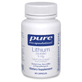 Pure Encapsulations Lithium Orotate 5 mg – Brain Support Supplement with NAC (90 capsules) – Gluten Free & Non-GMO