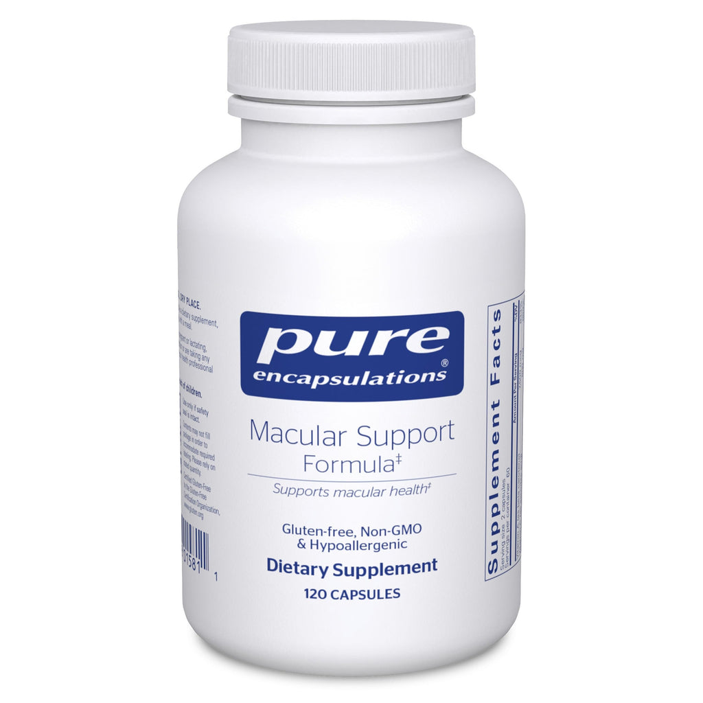 Pure Encapsulations Macular Support Formula | Hypoallergenic, Enhanced Antioxidant Formula for Healthy Eyes | 120 Capsules