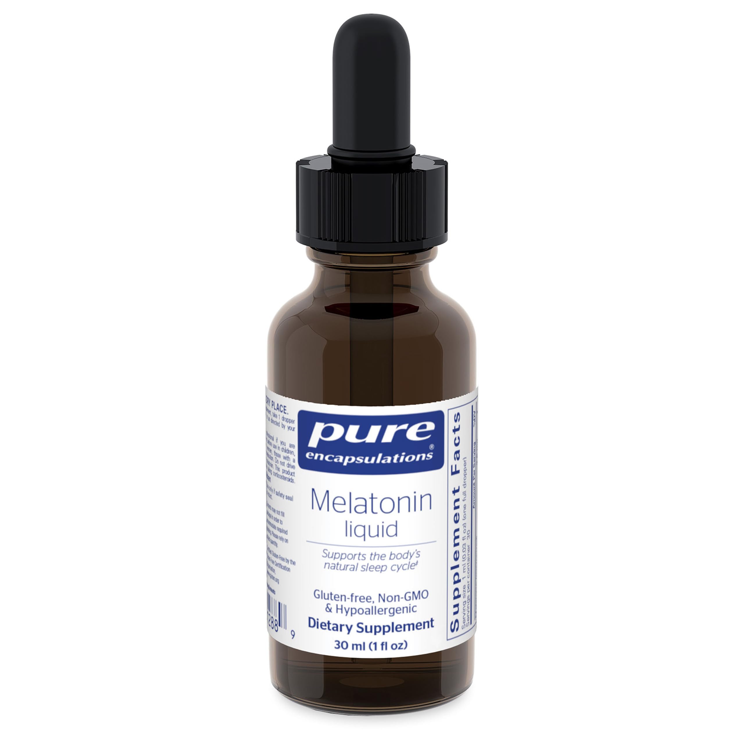 Pure Encapsulations Melatonin Liquid – Hypoallergenic Sleep Support | 1 fl oz