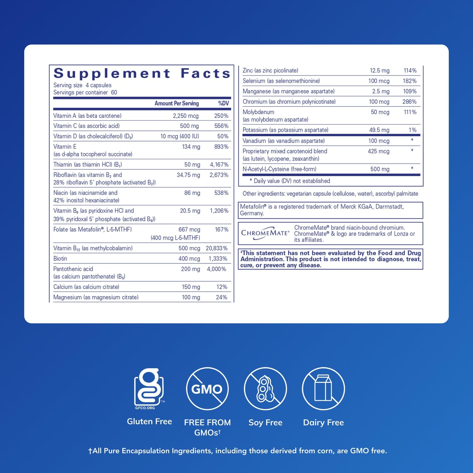 Pure Encapsulations Nutrient 950 with NAC | Immune Support & Daily Wellness | 240 Capsules