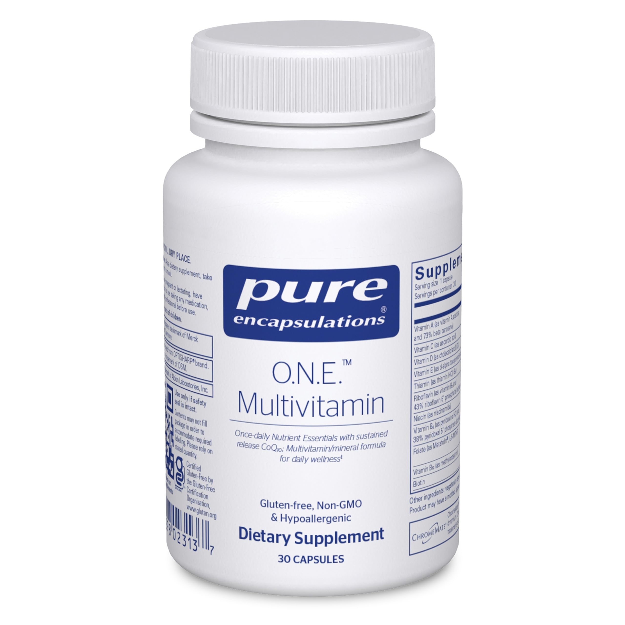 Pure Encapsulations O.N.E. Multivitamin – Once Daily Multivitamin (30 Capsules)
