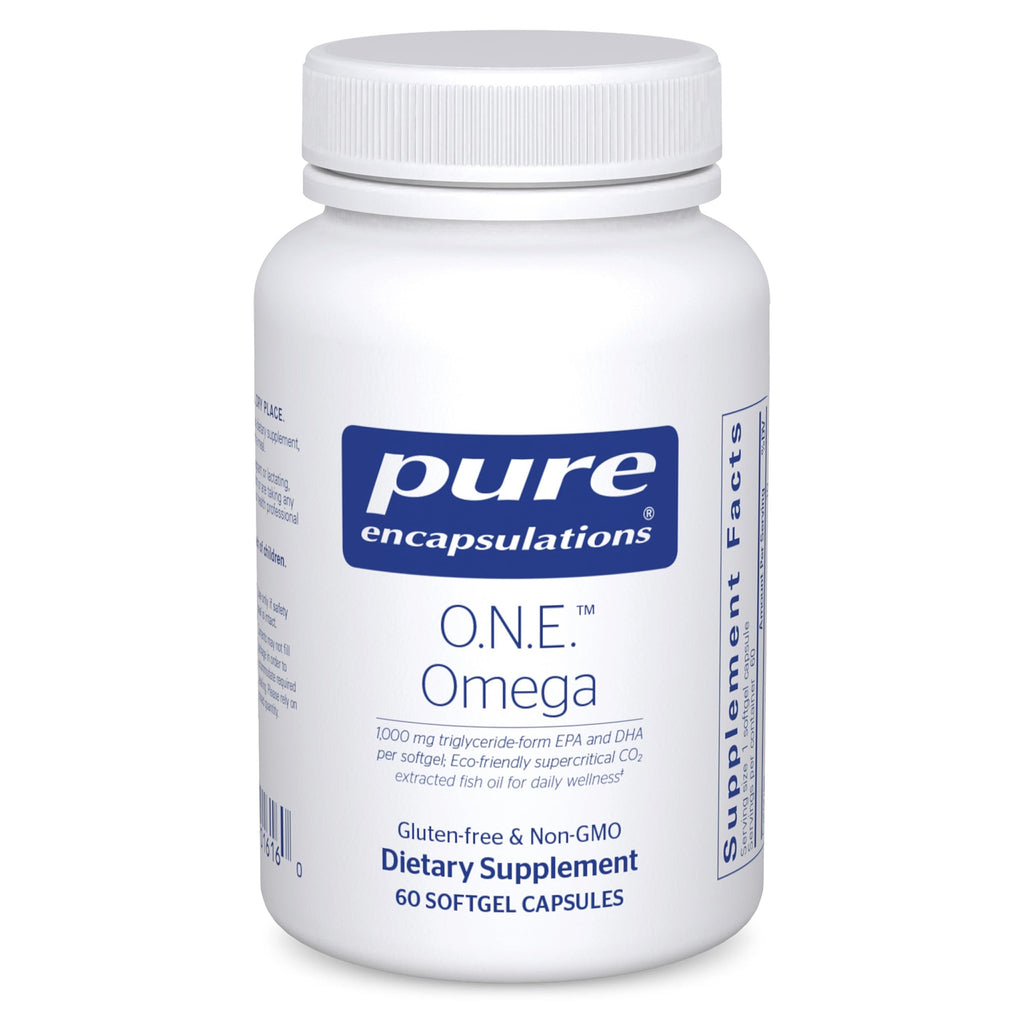 Pure Encapsulations O.N.E. Omega – Comprehensive Omega-3 Fish Oil (EPA/DHA) 60 Softgels