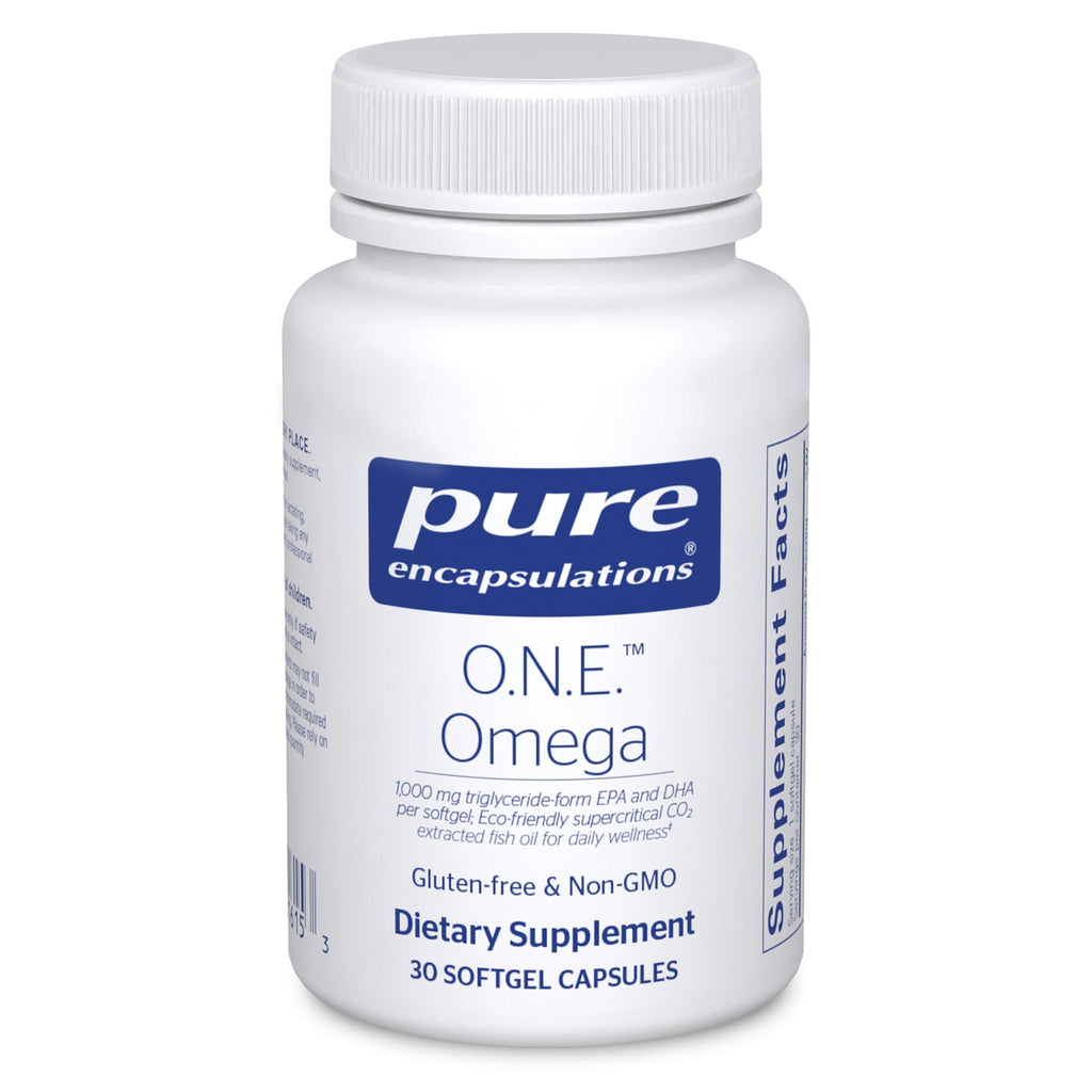 Pure Encapsulations O.N.E. Omega – All-in-One Fish Oil with EPA & DHA, 30 Softgel Capsules