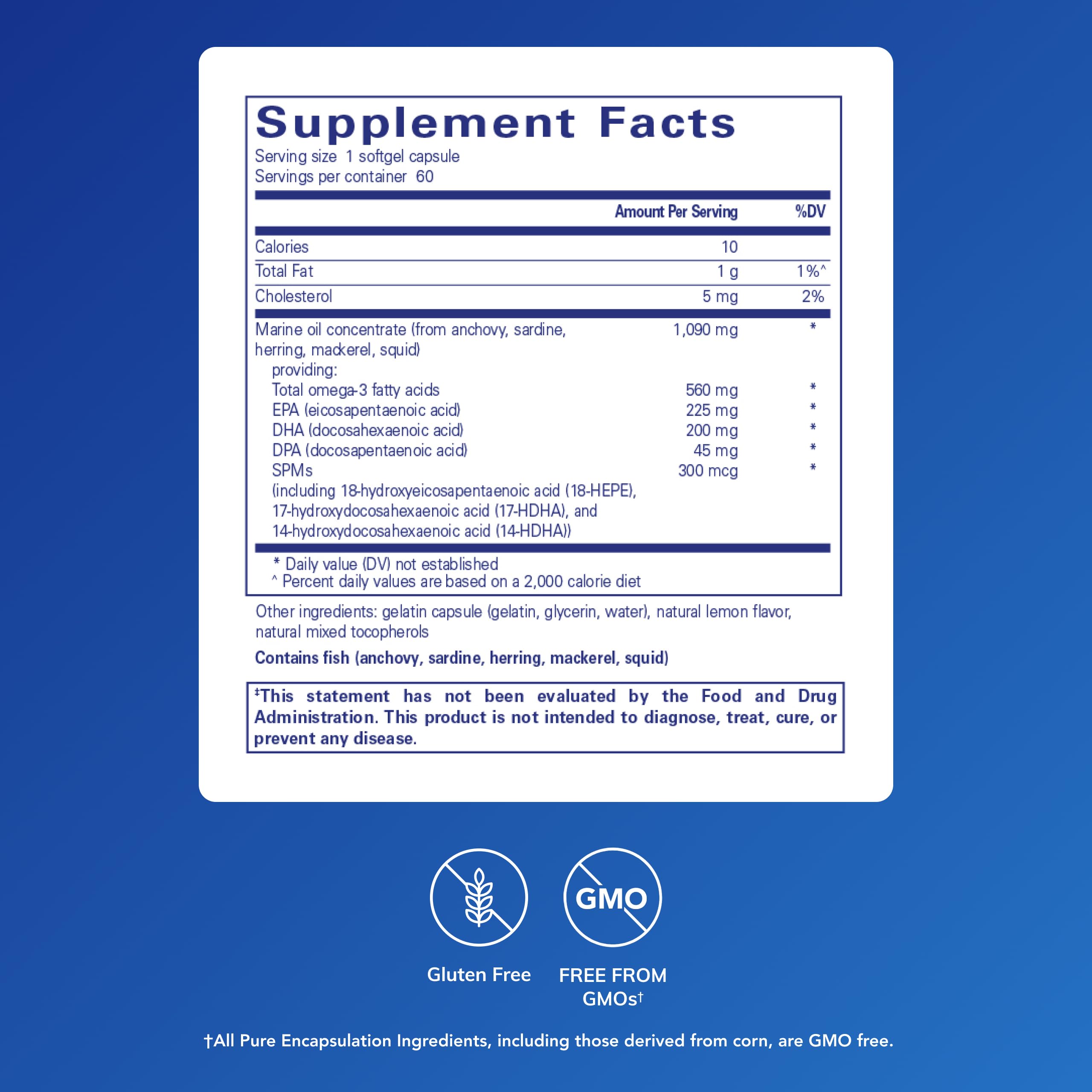 Pure Encapsulations Pro-Resolve Omega – Premium Omega-3 for Immune Support & Cardiovascular Health | 60 Softgels