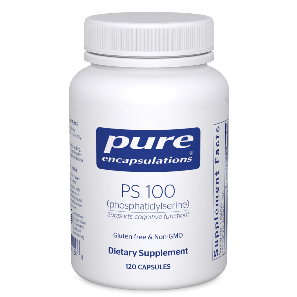 Pure Encapsulations PS 100 | Phosphatidylserine Brain Support Supplement | 120 Capsules