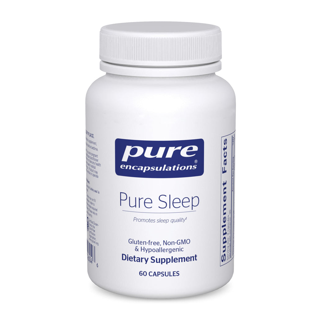 Pure Encapsulations Pure Sleep – Melatonin-Free Calming Sleep Support with Ashwagandha, Saffron & Valerian