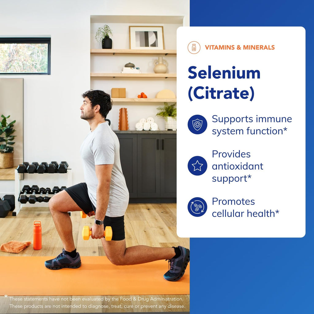 Pure Encapsulations Selenium (Citrate) – Immune Support, Antioxidant Health, Gluten Free & Vegan | 180 Capsules