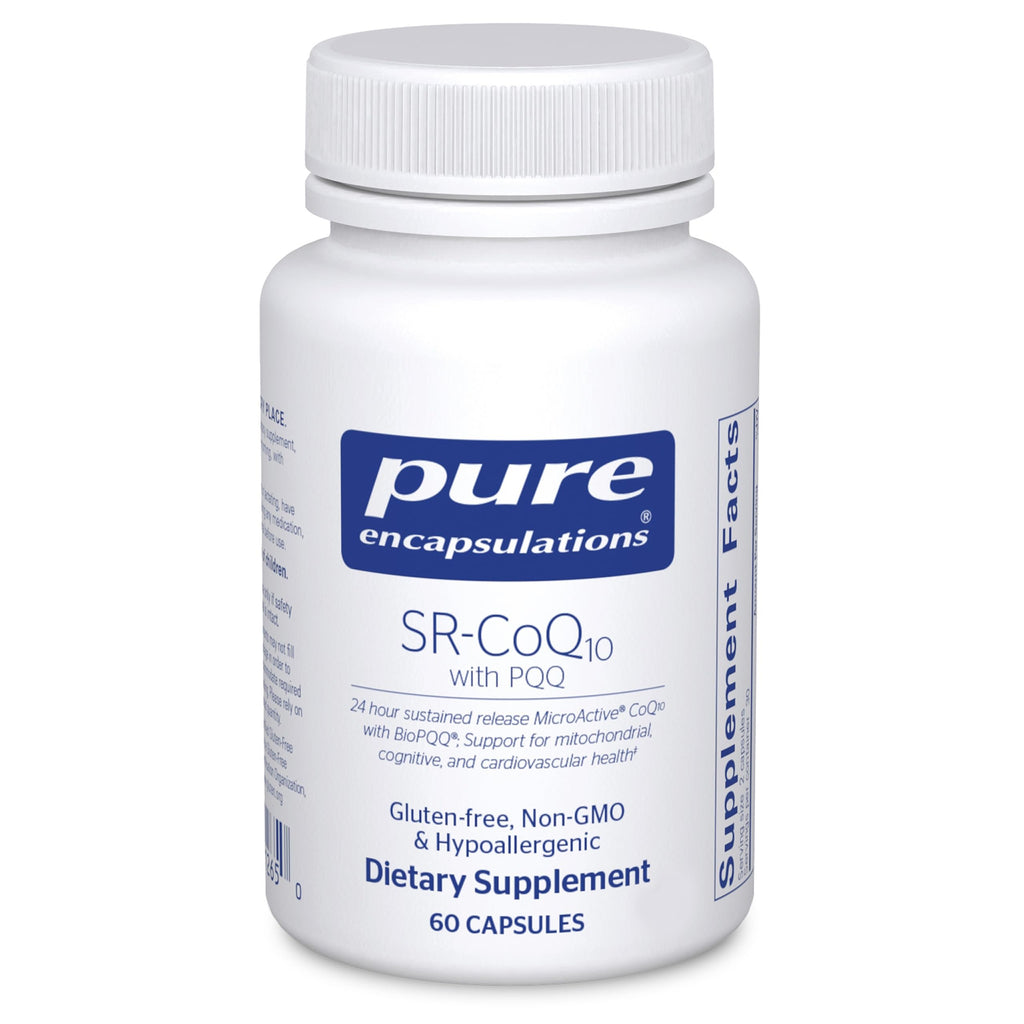 Pure Encapsulations SR-CoQ10 with PQQ - Sustained Release Heart Health Support (60 Capsules)