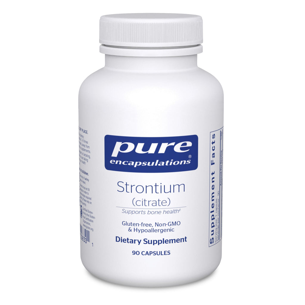 Pure Encapsulations Strontium (Citrate) | Hypoallergenic Dietary Supplement to Support Healthy Bones* | 90 Capsules