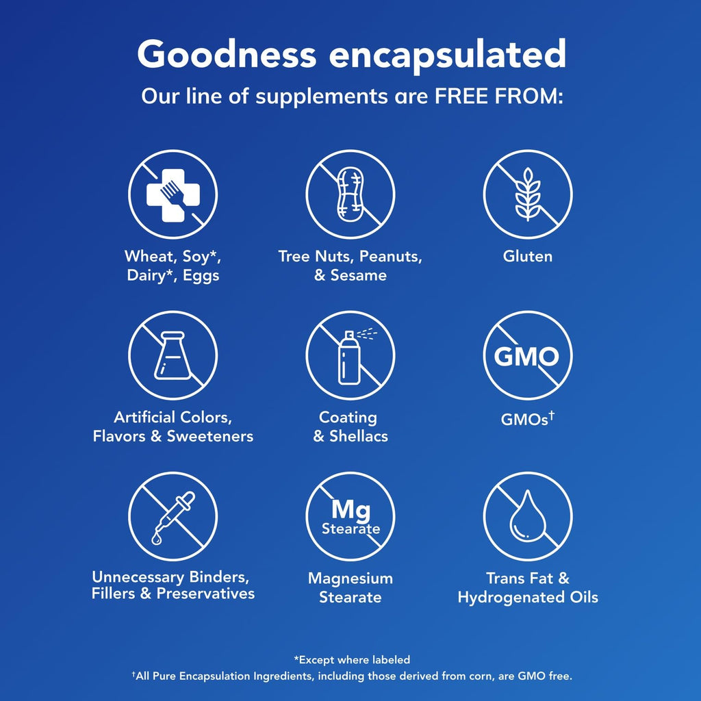 Pure Encapsulations Strontium (Citrate) – Hypoallergenic Bone Support, 180 Capsules