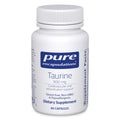 Pure Encapsulations Taurine 500 mg | Amino Acid Supplement for Heart, Brain & Eyes | 60 Capsules