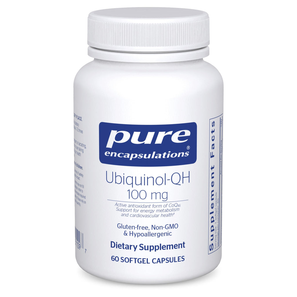 Pure Encapsulations Ubiquinol-QH 100 mg CoQ10 — Energy Metabolism & Heart Health
