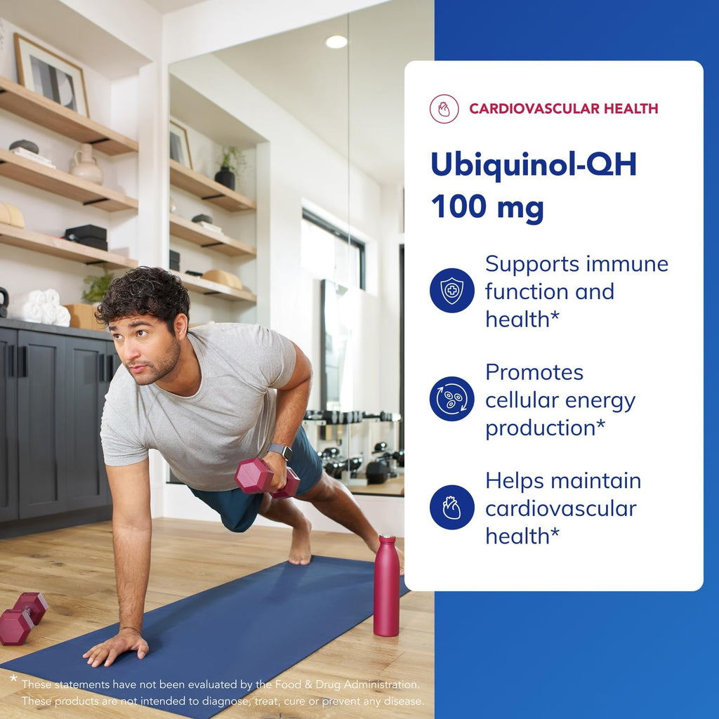 Pure Encapsulations Ubiquinol-QH 100 mg CoQ10 — Energy Metabolism & Heart Health