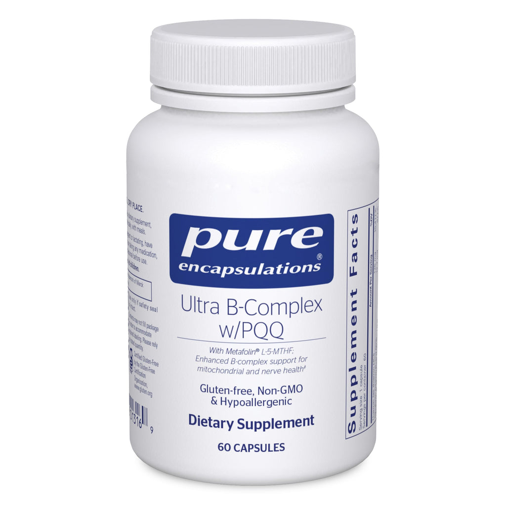 Pure Encapsulations Ultra B-Complex with PQQ | B-Vitamin Formula for Nerve, Mitochondrial & Methylation Support | 60 Capsules