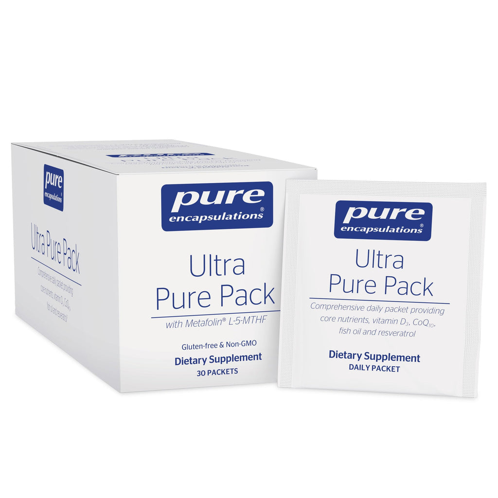 Pure Encapsulations Ultra Pure Pack – Daily Multivitamins (30 Packets) with CoQ10 & Vitamin C