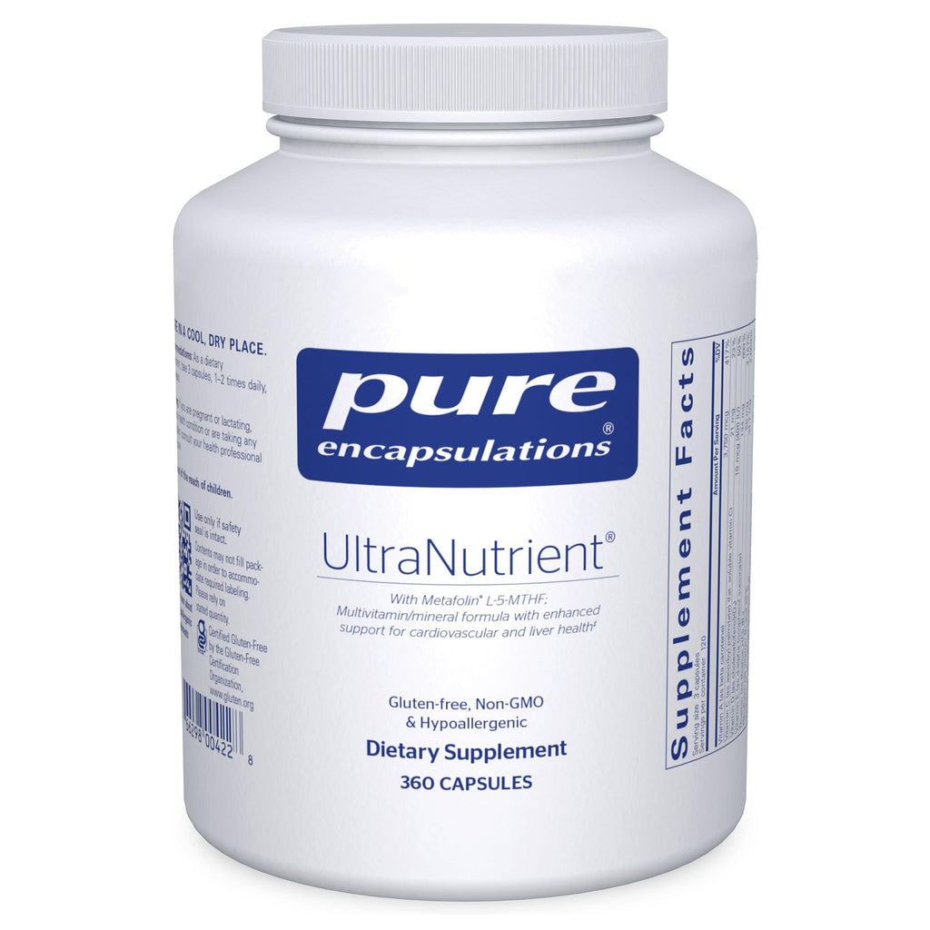 Pure Encapsulations UltraNutrient: Minerals & Multivitamins for Liver & Heart Support | Gluten Free, 360 Capsules