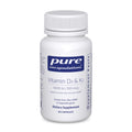 Pure Encapsulations Vitamin D3 & K2 – Bone & Vascular Health (60 Caps)