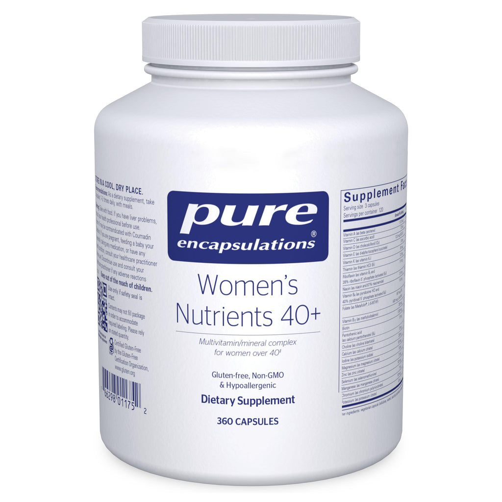 Pure Encapsulations Women's Nutrients 40+ – Multivitamin for Women Over 40 | Urinary Tract, Breast & Eye Health Support | 360 Capsules