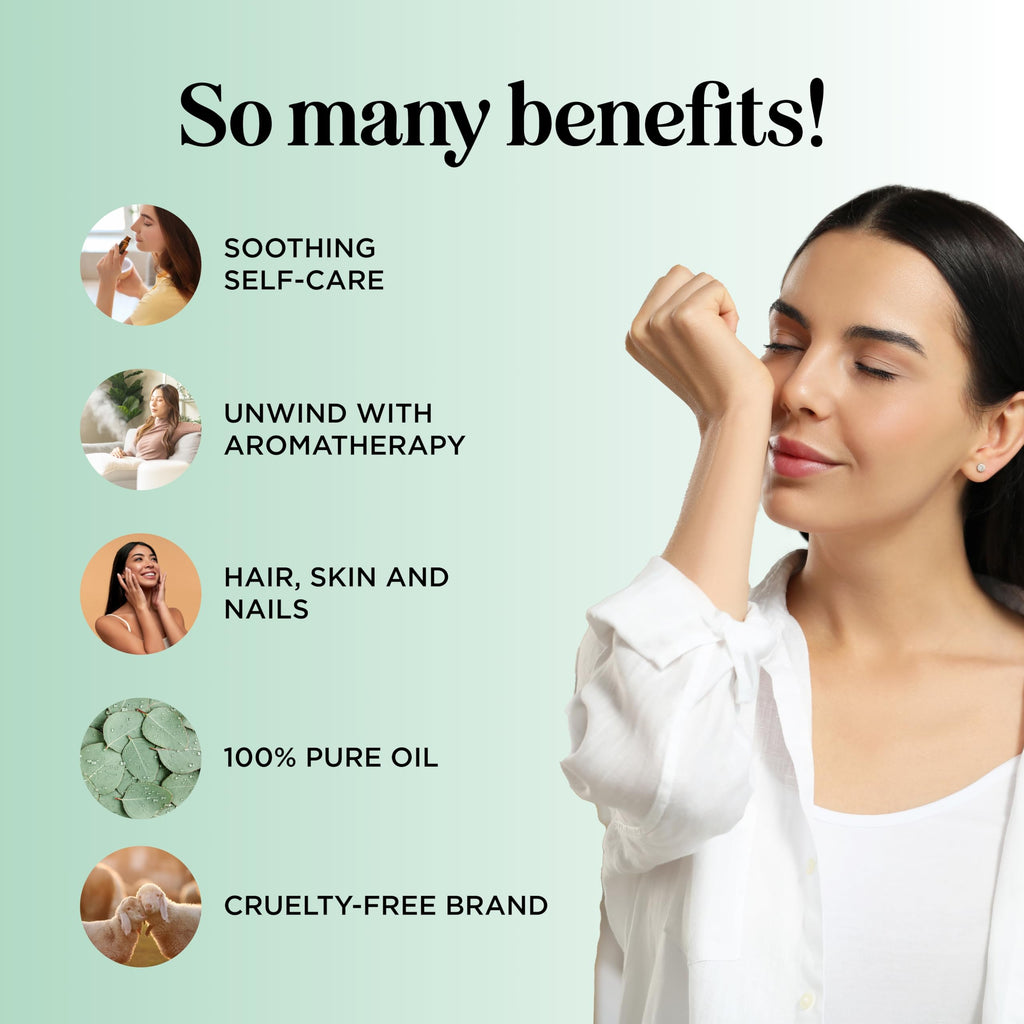 Pure Eucalyptus Essential Oil for Diffusers | Undiluted Eucalyptus Aromatherapy