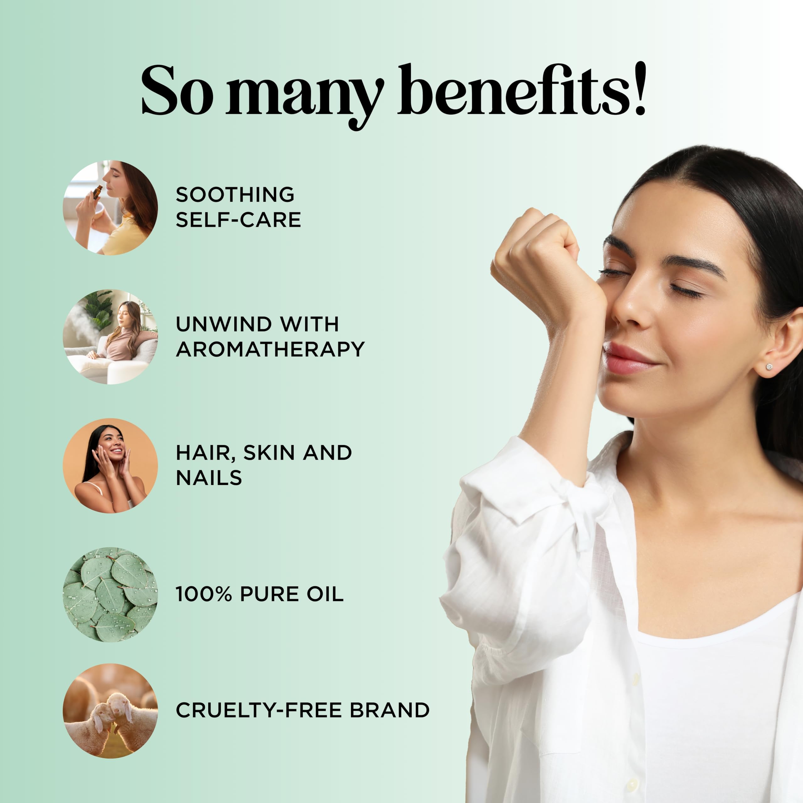 Pure Eucalyptus Essential Oil for Diffusers | Undiluted Eucalyptus Aromatherapy