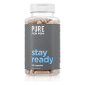 Pure for Men Original Vegan Stay Ready Fiber Supplement – Digestive Health & Regularity, 120 Vegan Capsules
