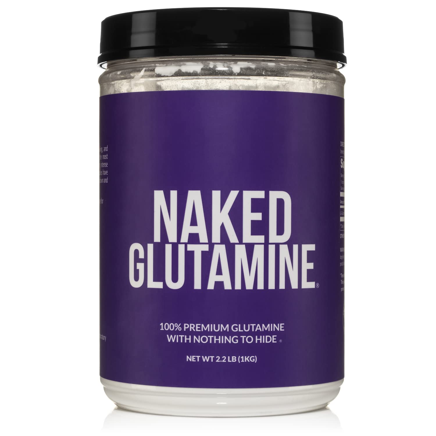 Pure L-Glutamine – Made in the USA, 1000g (200 Servings) – Vegan, Non-GMO, Gluten & Soy Free