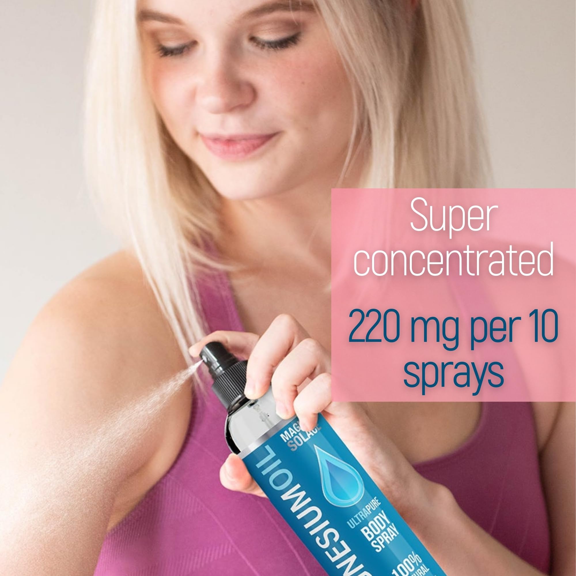 Pure Magnesium Oil Spray – 100% Natural, Sea-Sourced Magnesium