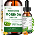 Pure Moringa Oleifera Liquid Drops with Turmeric & Black Pepper – Organic Moringa Supplement for Energy, Immunity, Skin, Joints & Gut