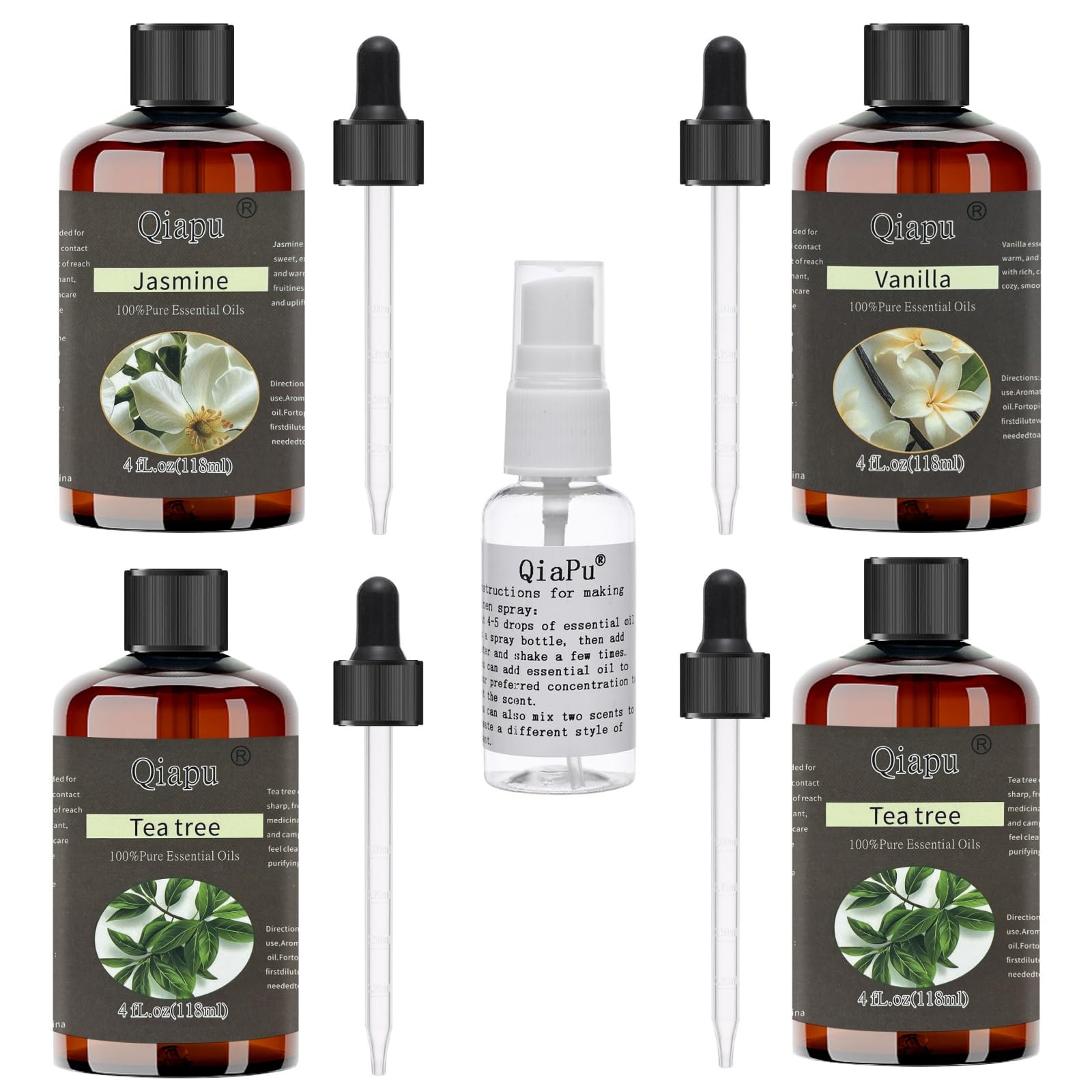 Pure Natural Aromatherapy Essential Oil for Diffusers | Humidifier Dropper