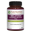 Pure Nutrition Melatonin 5mg with Valeriana wallichii – 90 Tabs | Non-Addictive Sleep Support