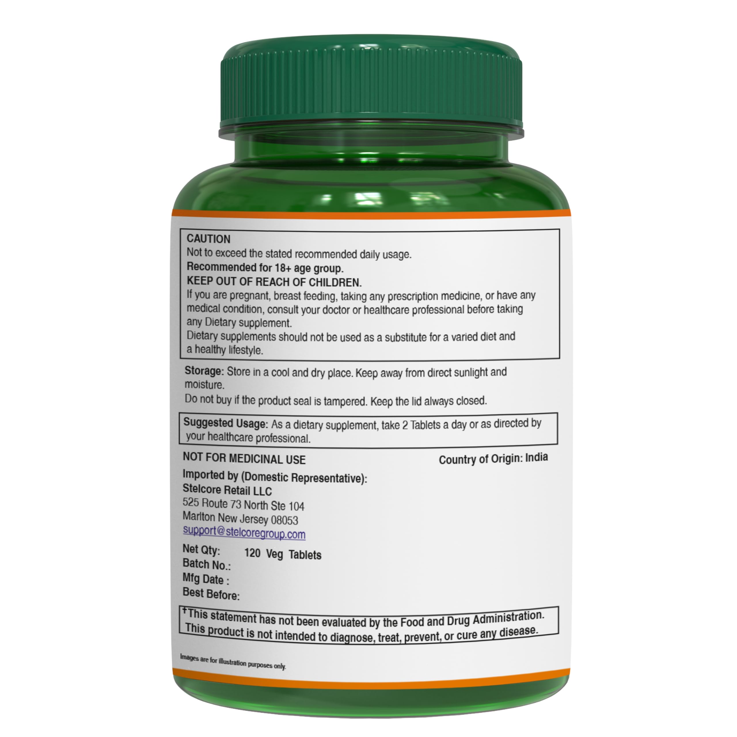 Pure Nutrition Organic Shatavari Tablets – 1200mg, 120 ct | USDA Organic