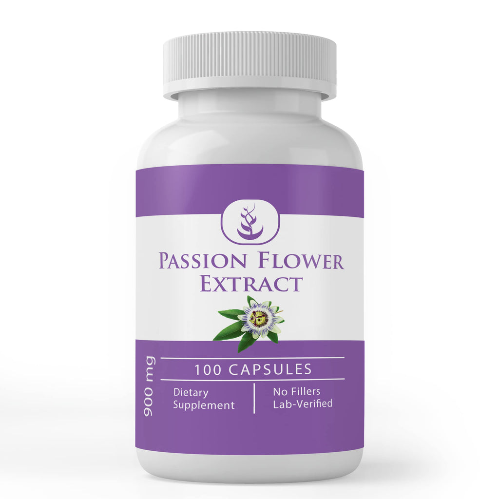 PURE ORIGINAL INGREDIENTS Passion Flower Extract - 100 Capsules | Always Pure, No Additives or Fillers | Lab Verified