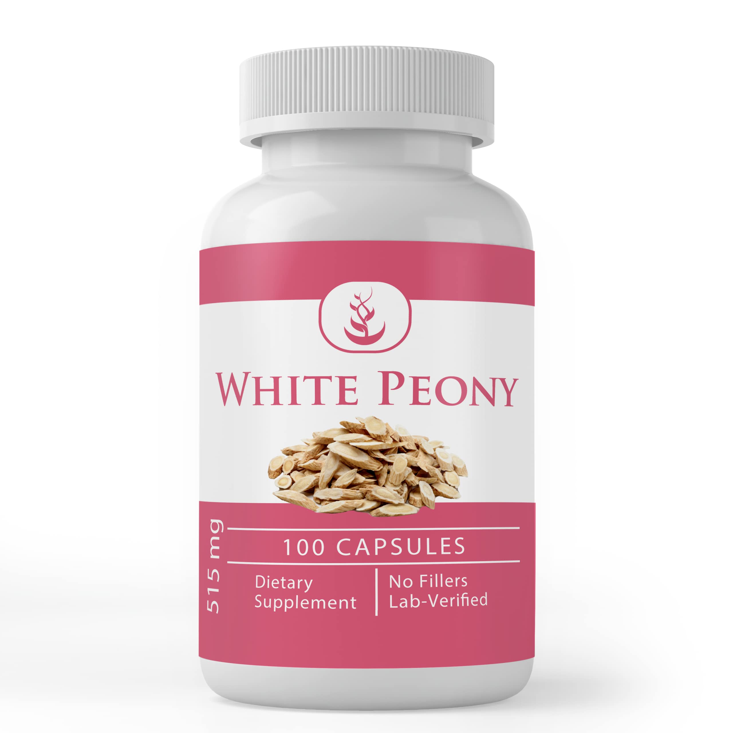 PURE ORIGINAL INGREDIENTS White Peony Capsules – 100 Count, Lab Verified