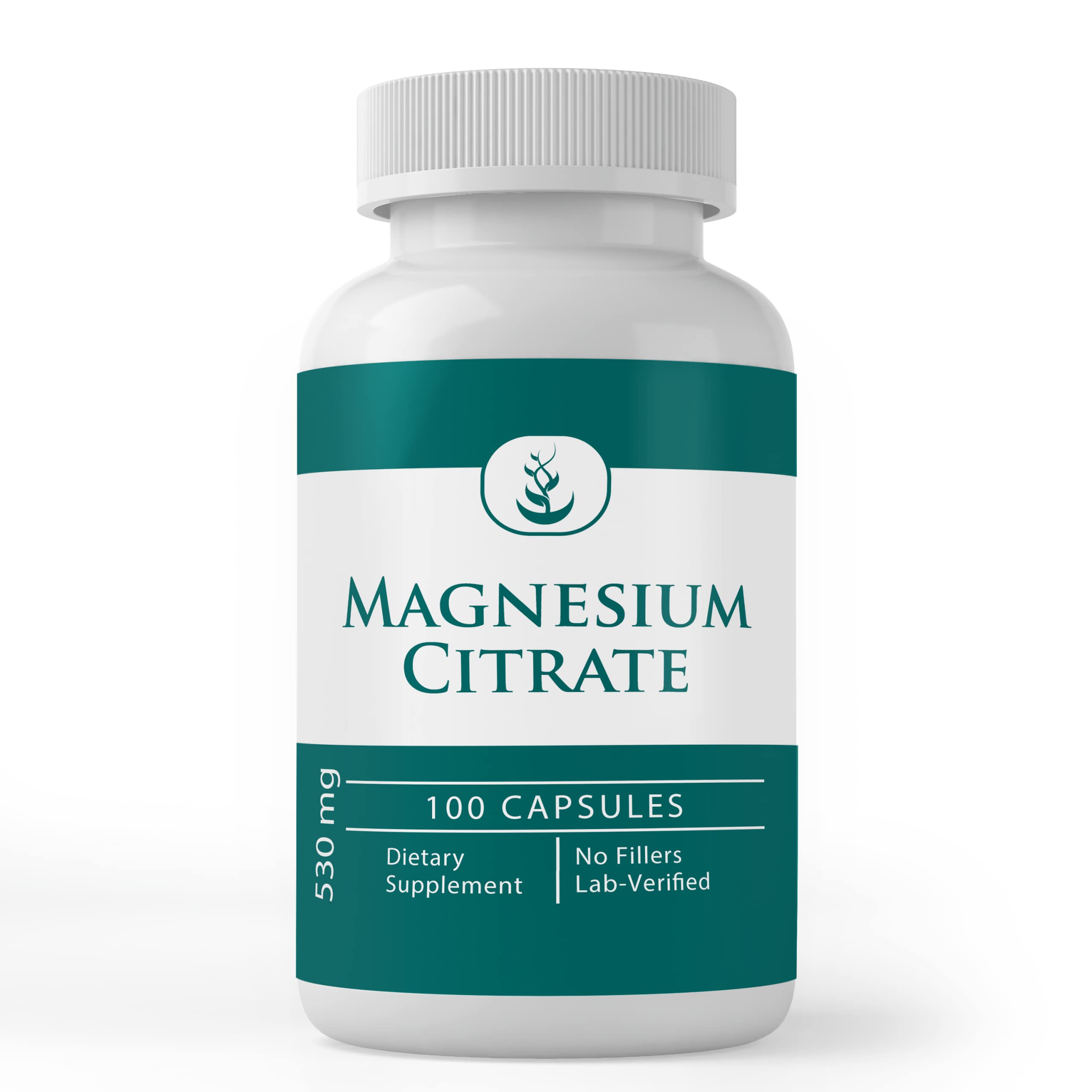 Pure Original Magnesium Citrate Capsules – 100 Count | Lab Verified, No Additives