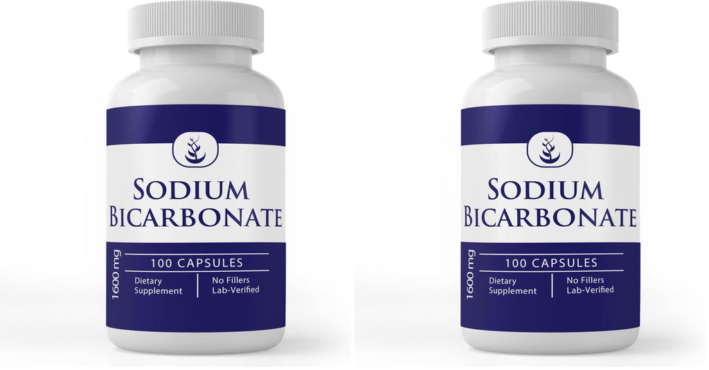 Pure Original Ingredients Sodium Bicarbonate (100 Capsules) Always Pure (Pack of 2) | 50 Day Supply