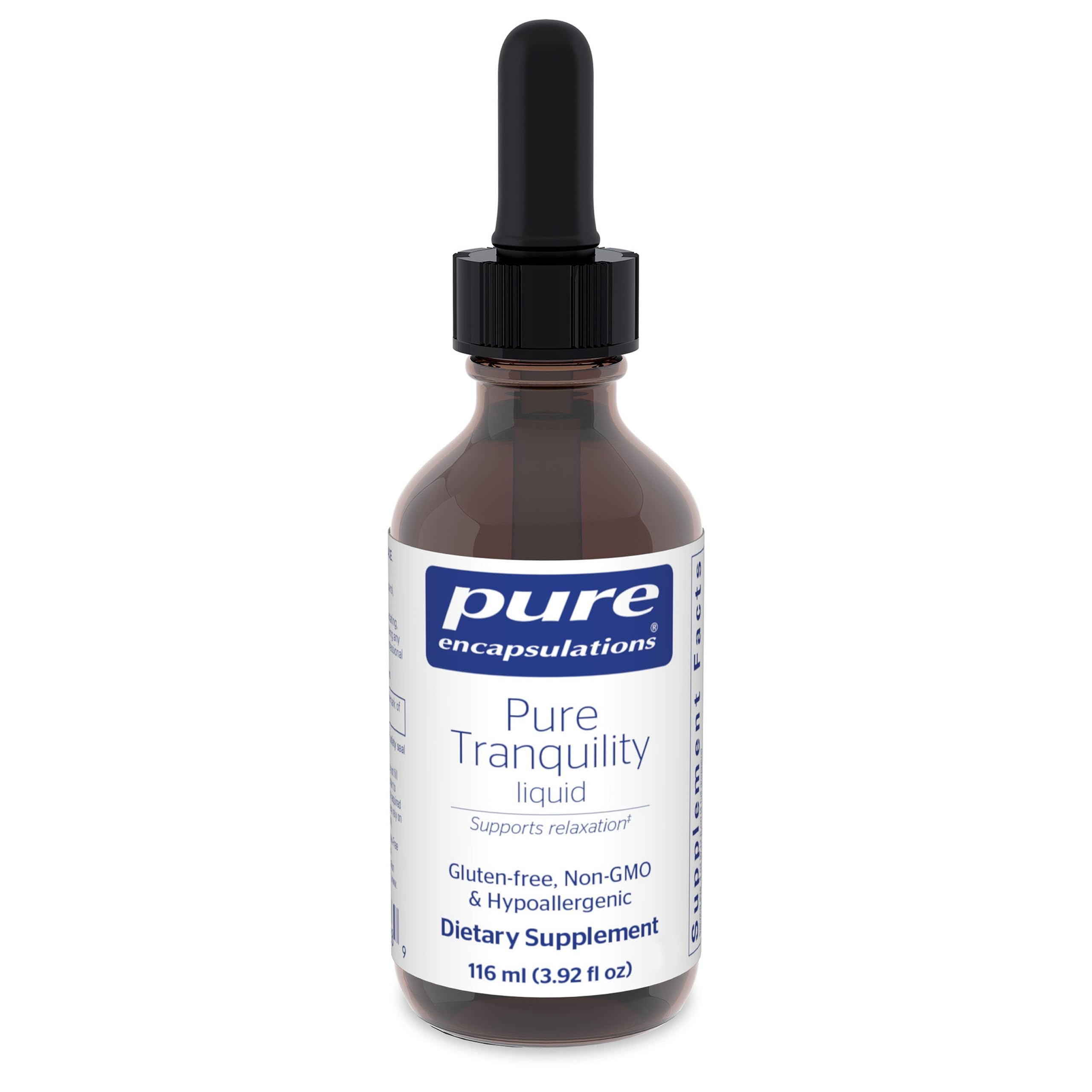 Pure Tranquility Liquid by Pure Encapsulations – Hypoallergenic Relaxation Support | 3.92 fl. oz.