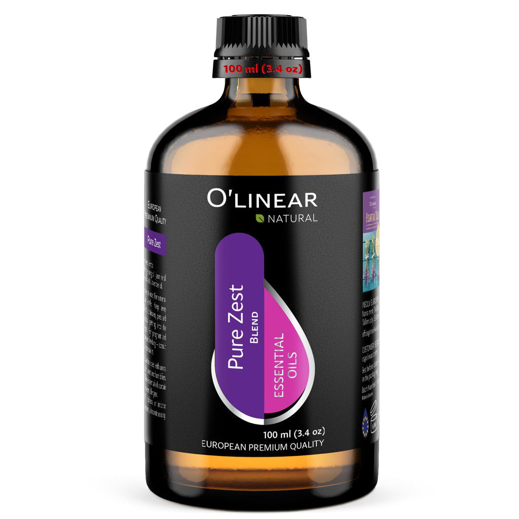 Pure Zest Love Essential Oil Blend - Natural Aromatherapy Candle Making Blend with Lavender, Jasmine, Vanilla, Ylang Ylang - Love Potion Essential Oil for Romantic Room Essentials and Scent Diffuser
