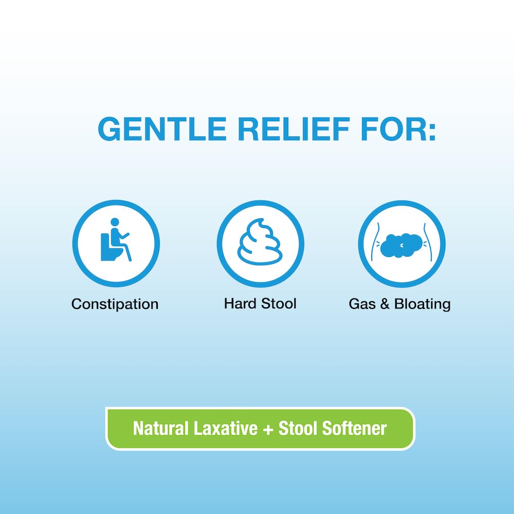 Puregen Labs Senna-S Dual-Action Natural Laxative + Stool Softener | Overnight Relief for Occasional Constipation
