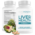 PUREHEALTH RESEARCH Liver Health – Detox & Repair with Artichoke, Milk Thistle & Turmeric | 60 Capsules